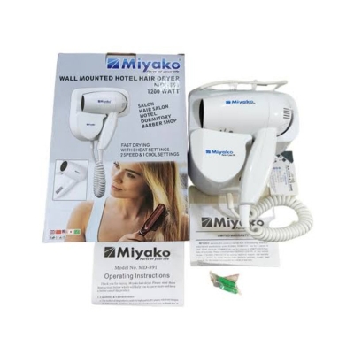 Picture of Miyako Hair Dryer Wall Hanging MD-891/ Wall Mounted Hair Dryer(Multicolor)