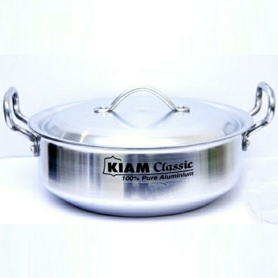Picture of Kiam Aluminium Wokpan 22CM With Lid(22CM)