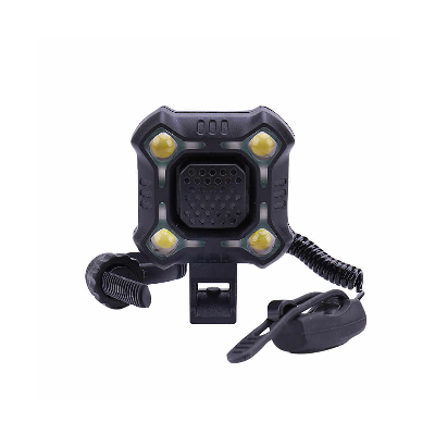 Picture of Rechargeable High Quality Light With Horn USB charging MTB Bicycle Road Bike Front Handlebar Electronic Dipper Horn