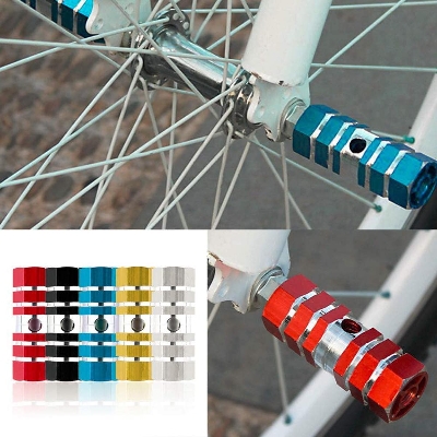 Picture of 2 pcs Bicycle Aluminium bike Foot Pegs . 9mm Thread color available