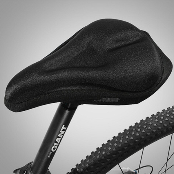 Picture of Silica gmel Mountain Bike Seat Cover Comfort Cushion Absorbingm Shock Bicycle Seat Cover
