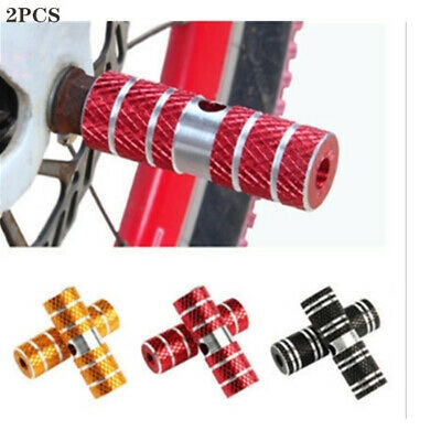 Picture of 2PCS Bike Pegs Aluminum Alloy BMX Pegs Bicycle Foot Pedals for Mountain Bike Cycling Rear Stunt Pegs Fit 3/8 inch Axles
