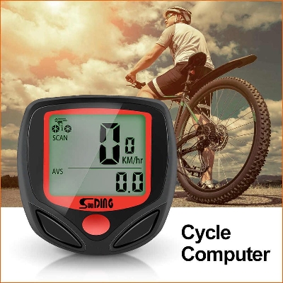 Picture of Waterproof Bicycle Speedometer Wired Cycle Bike Meter Computer Odometer