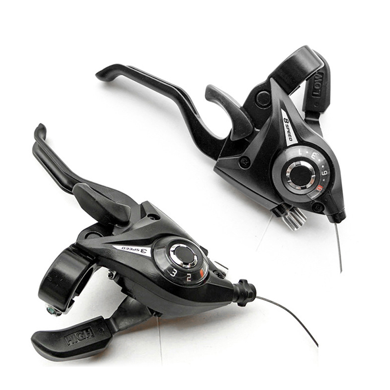 Picture of Original Shimano Bicycle Shifter/Brake Lever Combo (Left & Right ) 2 pcs  (3 x 7 Speed)
