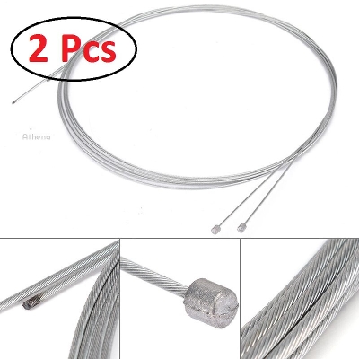 Picture of 2 pcs Cycle Gear Shifter Cable/Bicycle Gear Shifter Wire/Cycle Gear cabel/Gear Cable Sets Core Inner Wire for MTB Road Bikes.