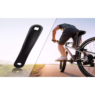 Picture of Bicycle Left Steel Pedal Crank for Mountain Bike,for bicycle 170mm (Black)