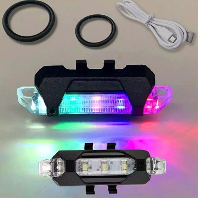 Picture of Usb Rear Light Bicycle Lights Multicolor waterproof Bicycle Lights with 5 Mode - Cycle Light - cycle accessories