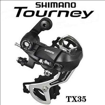 Picture of Shimano RD-TX35 6/7 aluminium Gear MTB Bike rare Derailleur(Chain changer)