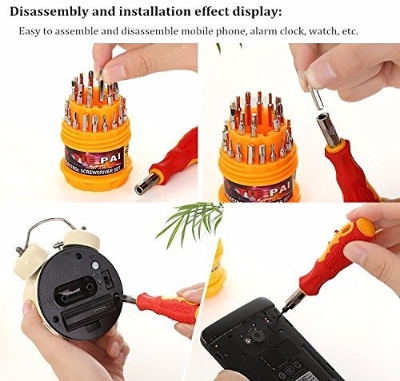 Picture of 31 in 1 Magnetic Repairing Mini Screw Driver Set Tool Kit