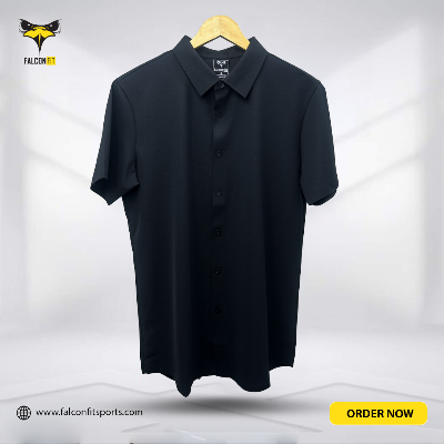 Picture of FF Men's Half Sleeve Shirt Black