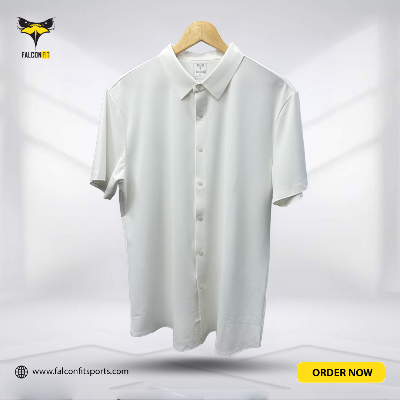 Picture of Falcon Fit Men's Half Sleeve Shirt White