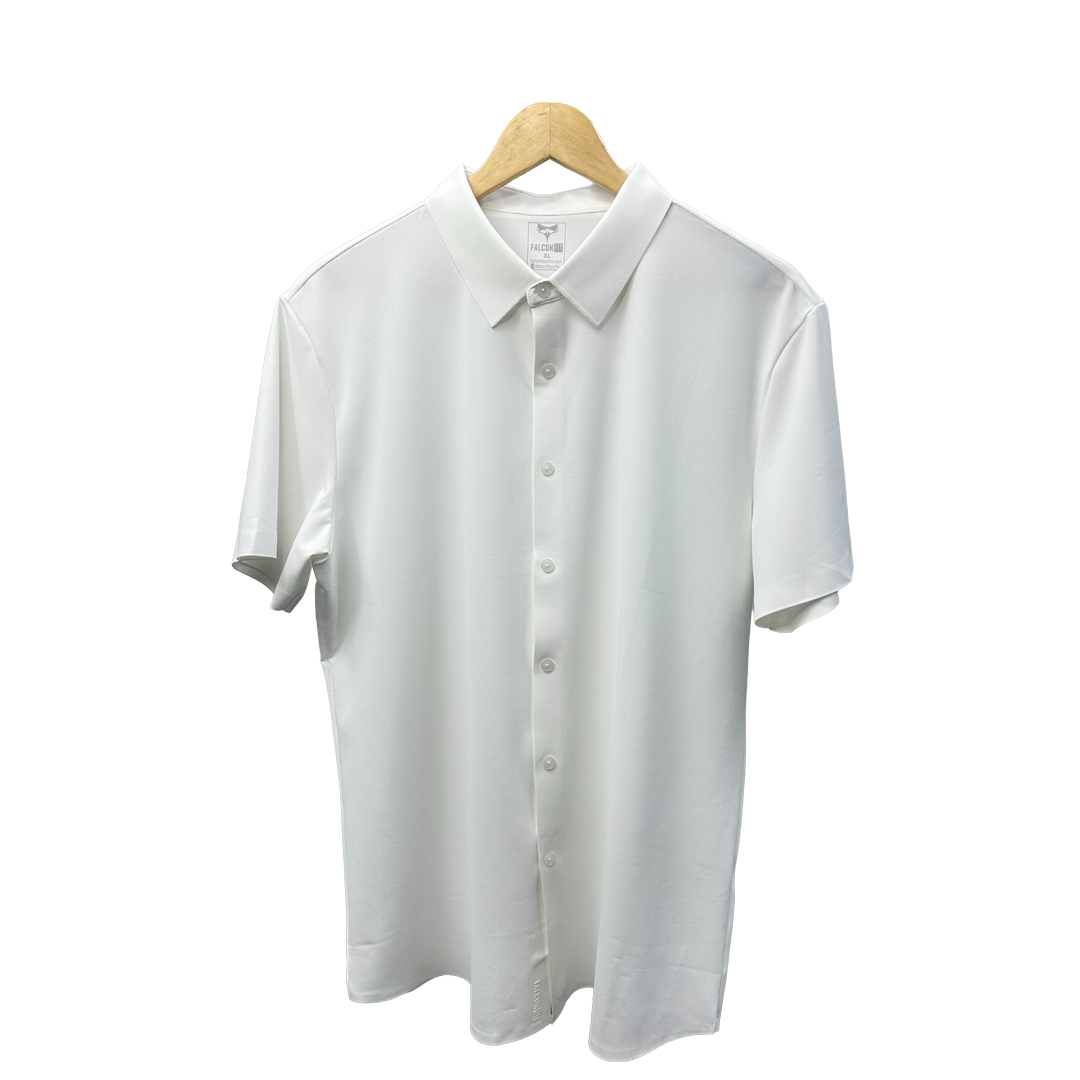 Picture of Falcon Fit Men's Half Sleeve Shirt White