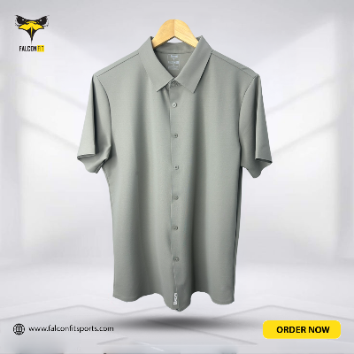 Picture of Falcon Fit Men's Half Sleeve Shirt Olive
