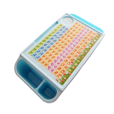 Picture of Baby Reading & Writing Table with Storage Box | Kids Study Table with Bangla, English & Arabic Letters | Multicolor Plastic Learning Desk for Children