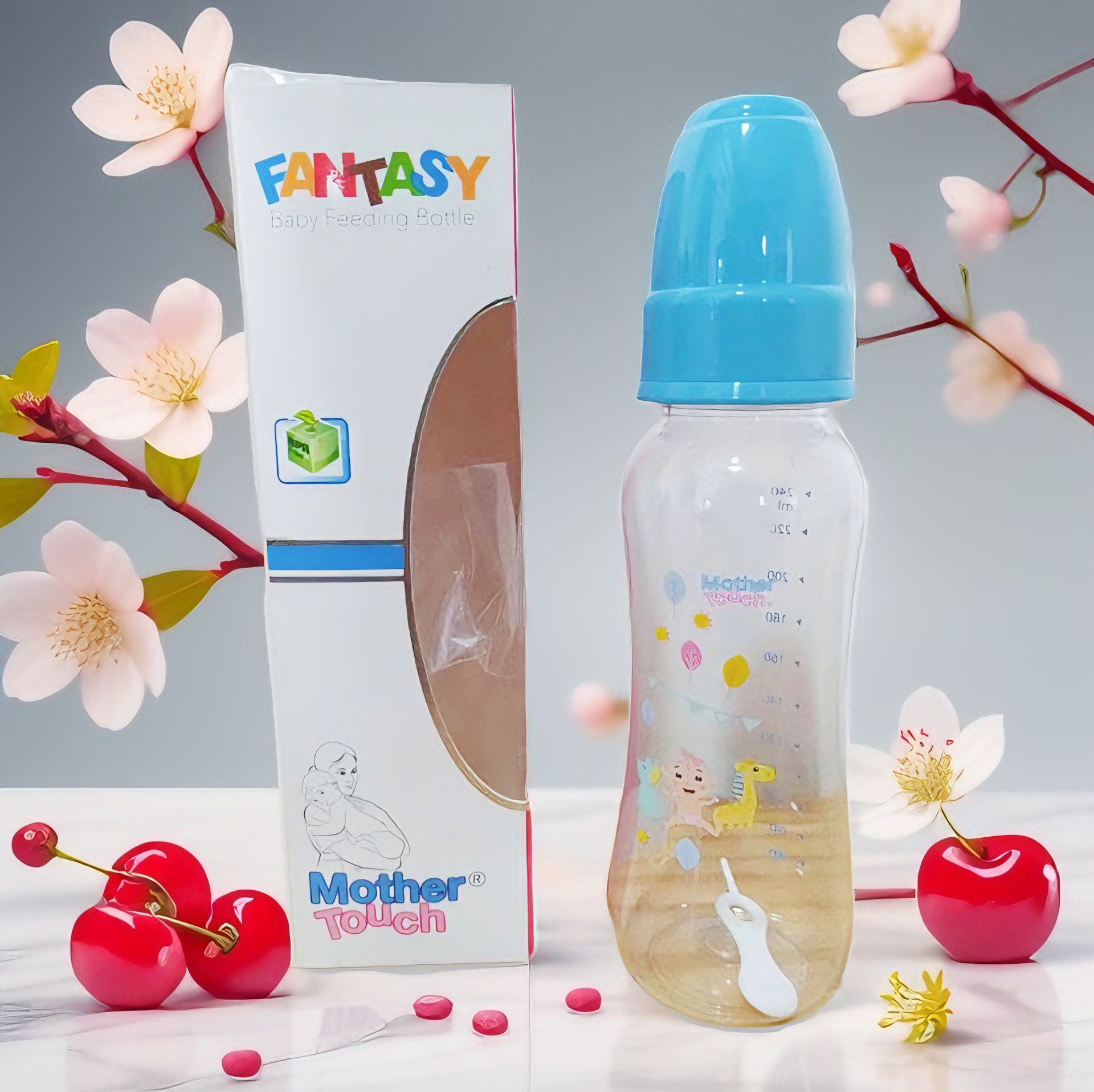 Picture of Baby Feeding Bottle: Baby Feeder Bottle 240 ML - Multicolor