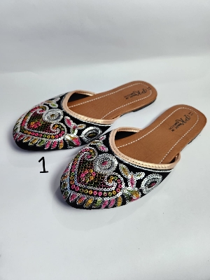 Picture of Girls exclusive Eid collection nagra shoes For Woman Stylies Nagra,Slim Choti.Ladies Sandal.