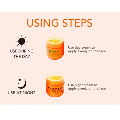 Picture of 2 Sets of FEIQUE PAPAYA Whitening Cream Anti Freckle Skin Fei Nourishing