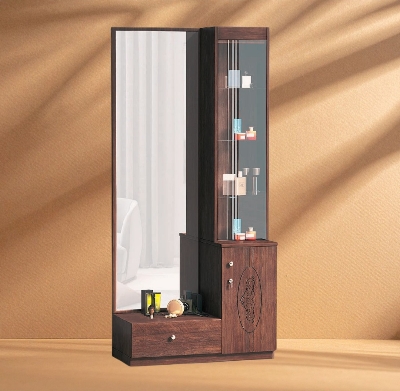 Picture of Furniture Express Antique MDF BOX Dressing Table with Shelves and Multiple Drawers D2 72/30