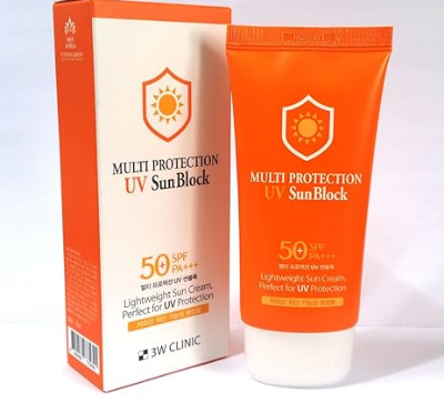 Picture of 3W Clinic Multi Protection UV Sun Block SPF 50+/PA+++