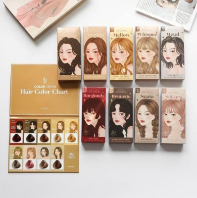 Picture of KOTA Color Cream Organic Hair Color Hair Dye Natural Korean Ginseng 12 Shade New