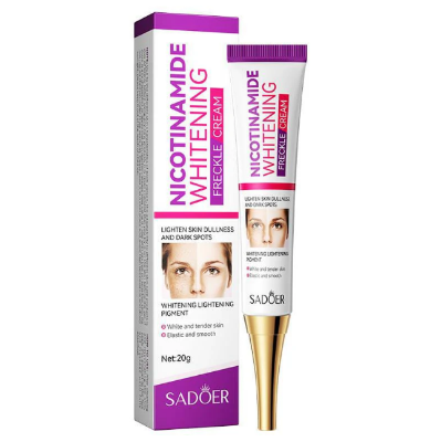 Picture of Sadoer Niacinamide Melasma Block Spot Acne Whitening Freckle Cream (20 gm) | Sadoer Niacinamide Melasma Whitening Freckle Cream