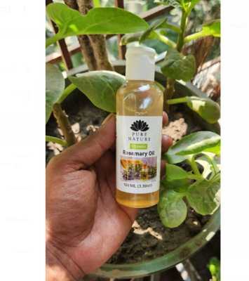 Picture of Pure Nature Rosemary Oil For Hair 100 ml Home Made