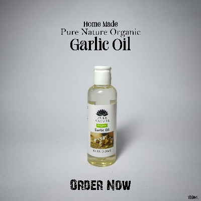Picture of Pure Nature Organic Garlic Oil For Hair Home Made100ml