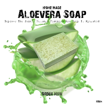 Picture of Homemade Aloe Vera Soap  100g