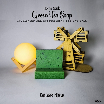 Picture of Homemade Green Tea Soap 100g