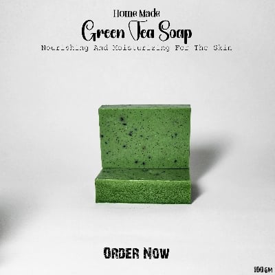 Picture of Homemade Green Tea Soap 100g