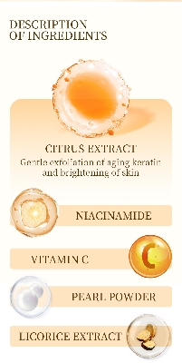 Picture of Orange Exfoliating Gel,Natural Orange Peeling Gel Face Scrub,Deep Cleansing Moisturizing Facial Exfoliator Face and Body Exfoliating Scrub Gel For All Skin Types