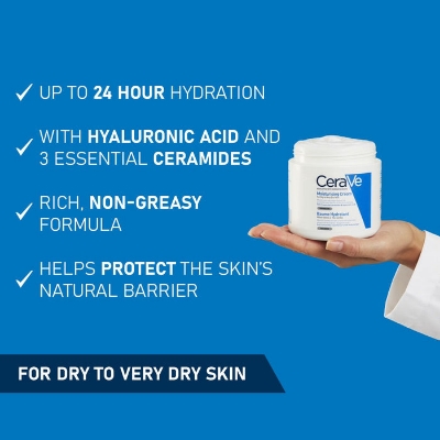 Picture of CeraVe Moisturising Body & Face Cream for Dry to Very Dry Skin