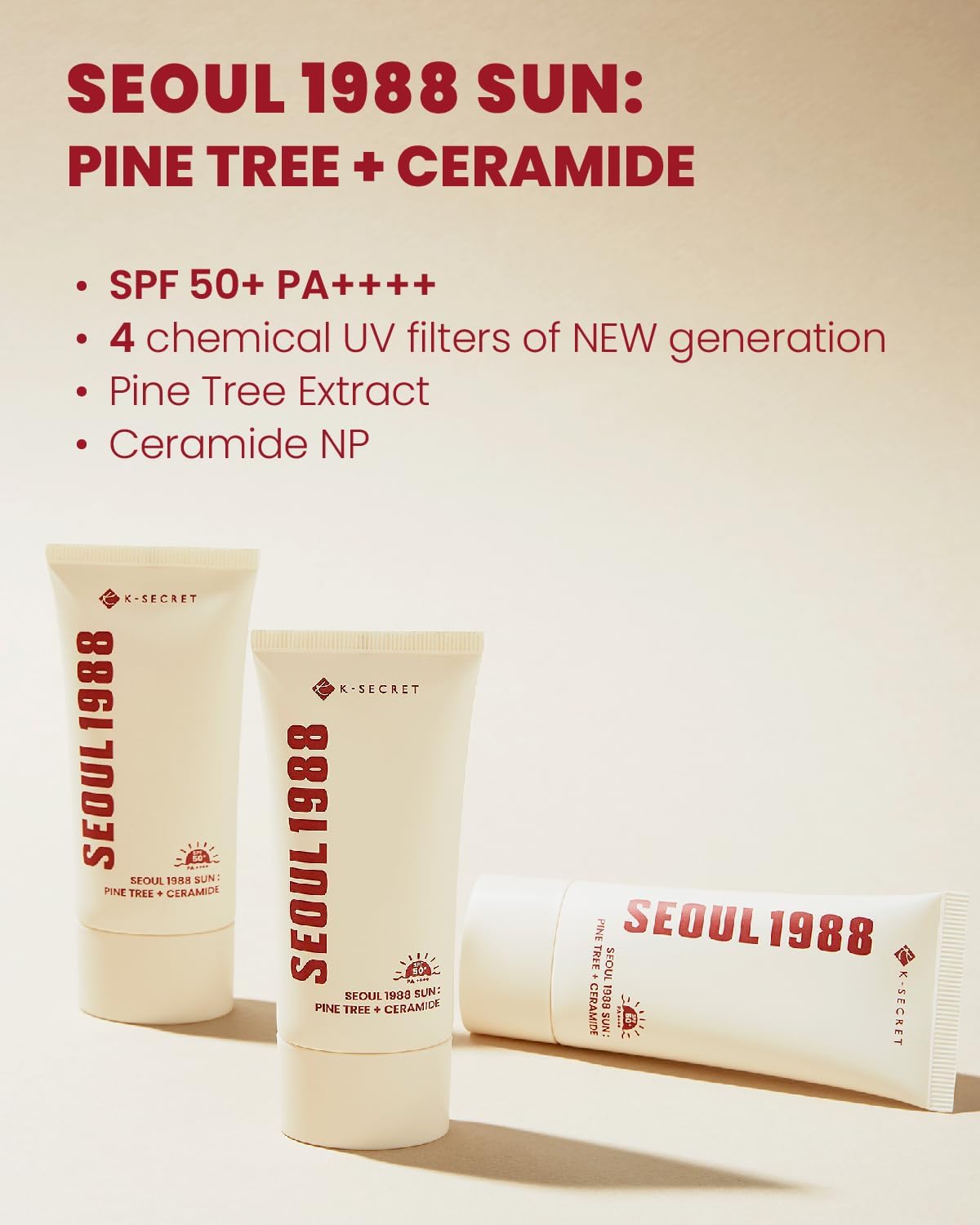 Picture of KSECRET SEOUL 1988 Sun : Pine Tree + Ceramide 50ml
