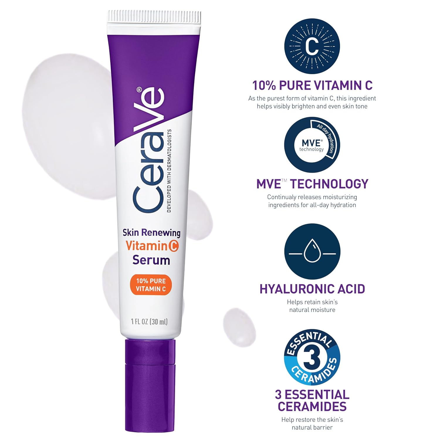Picture of Cerave Skin Renewing Vitamin C Serum 30ml