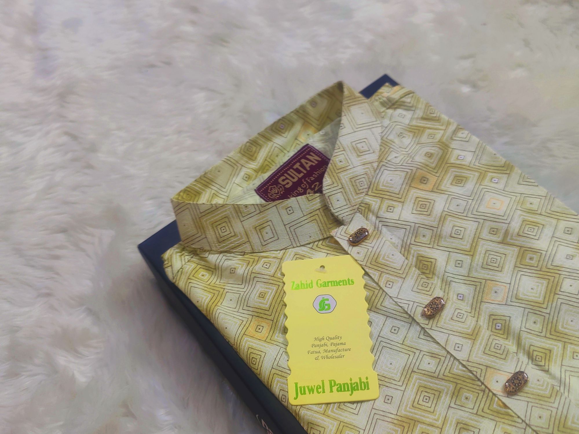 Picture of Mens rongdhonu fasionable panjabi