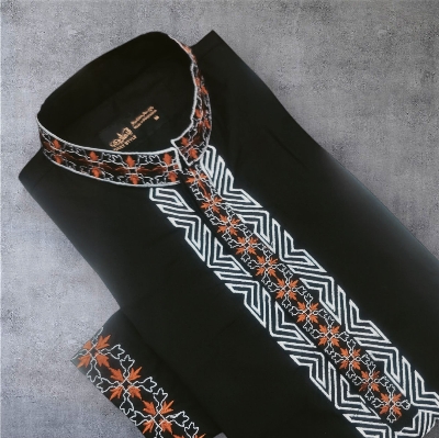 Picture of Eid special said work Slim fitinig new premium panjabi for mens
