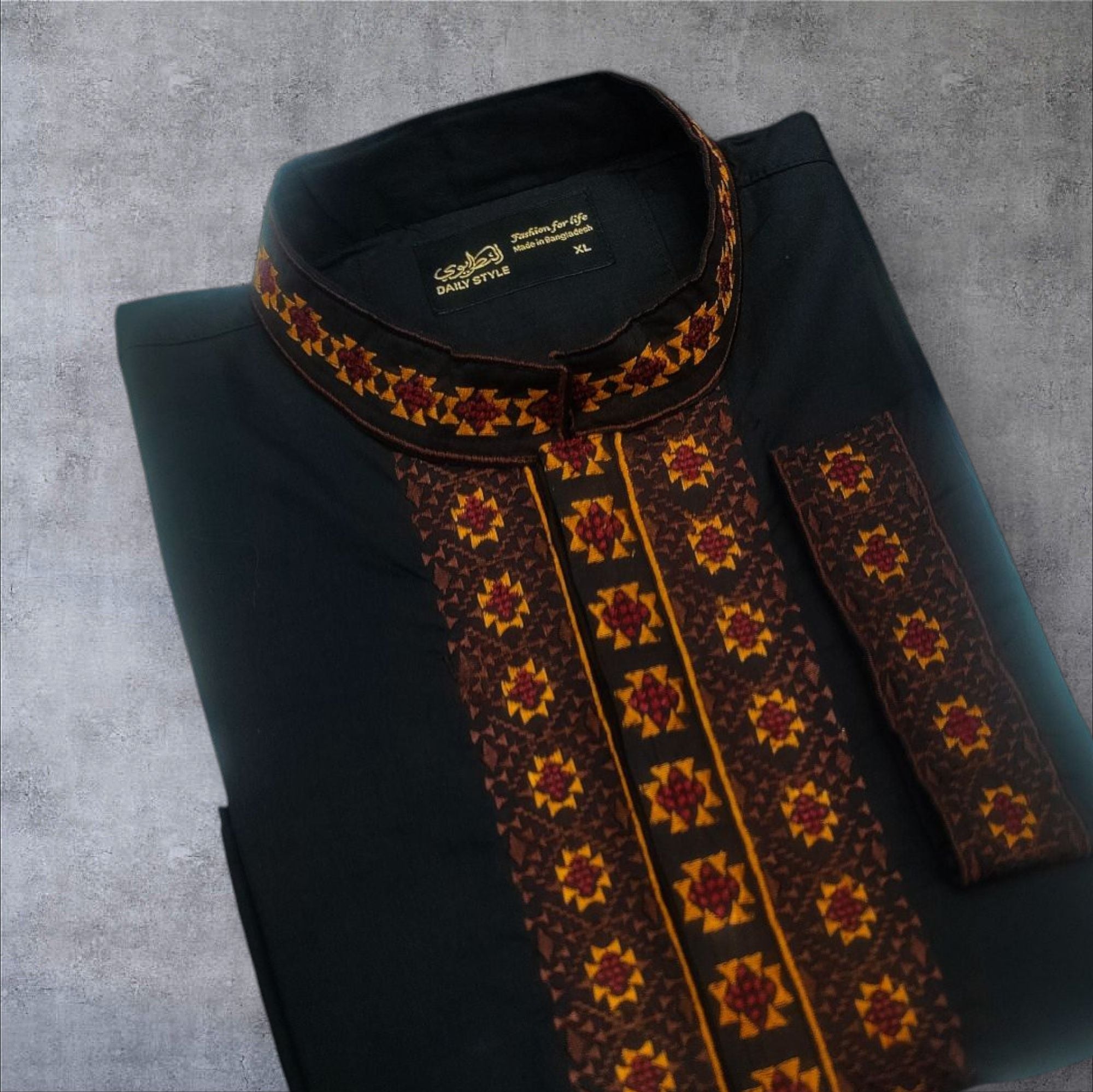 Picture of Eid special said work Slim fitinig new premium panjabi for mens