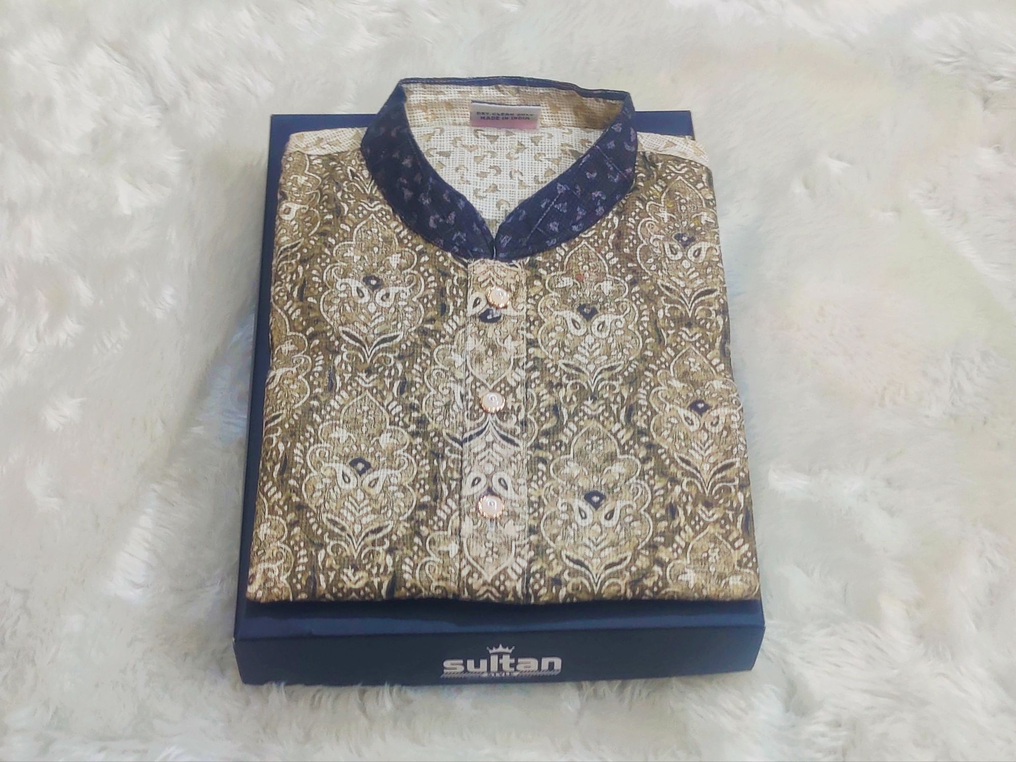 Picture of The Semilong Designs Super Cotton Fabric Panjabi - Panjabi - কাপল ড্রেস শাড়ি