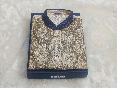 Picture of The Semilong Designs Super Cotton Fabric Panjabi - Panjabi - কাপল ড্রেস শাড়ি