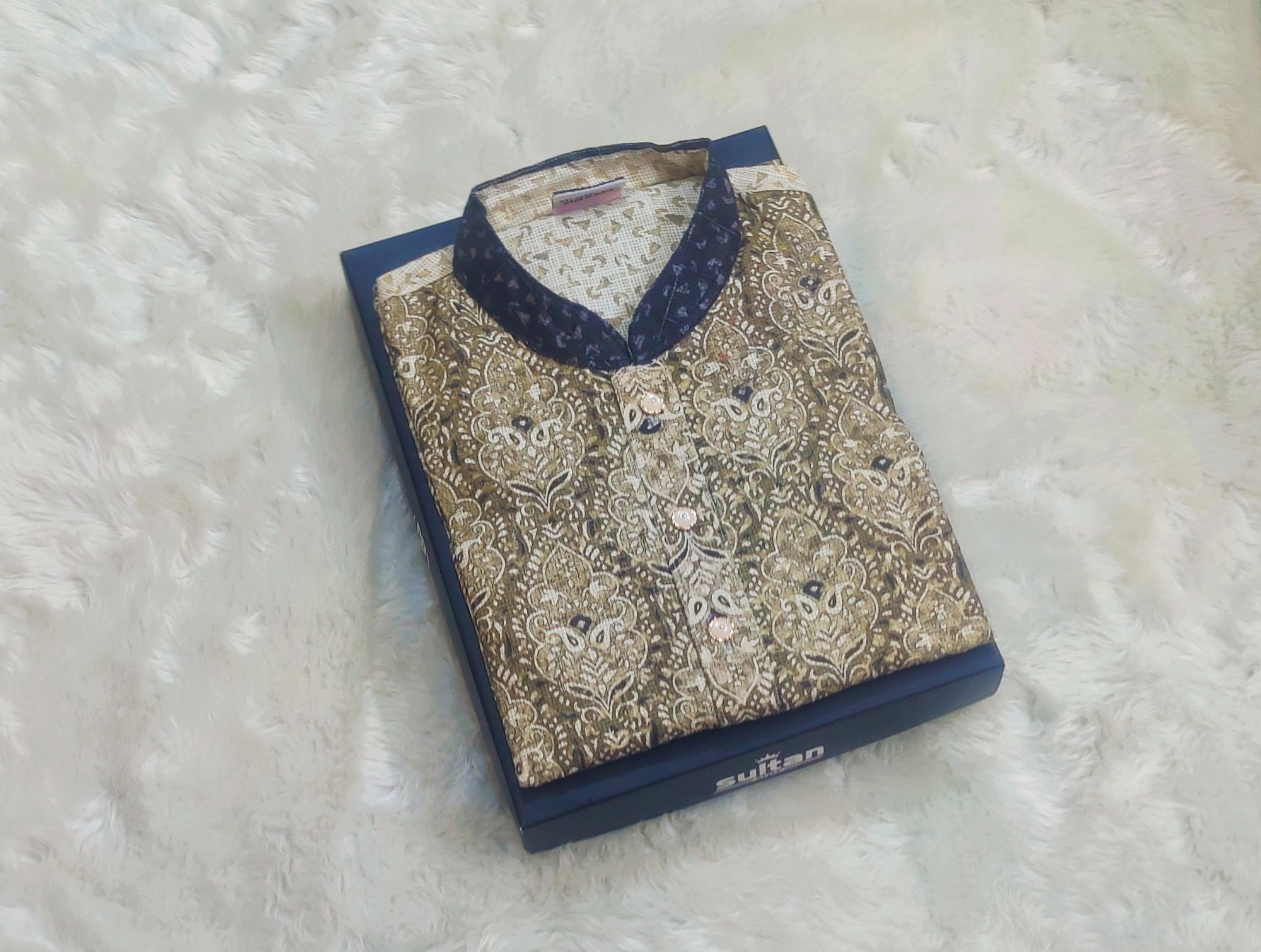 Picture of The Semilong Designs Super Cotton Fabric Panjabi - Panjabi - কাপল ড্রেস শাড়ি