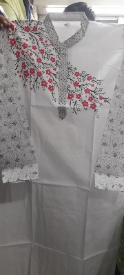 Picture of Premium cotton solid colour design panjabi for mens