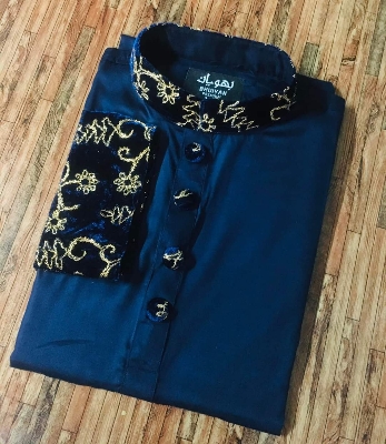 Picture of Black diamond new premium panjabi semilong fasionable cotton panjabi