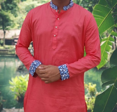 Picture of Exclusive Mens new premium design semilong panjabi