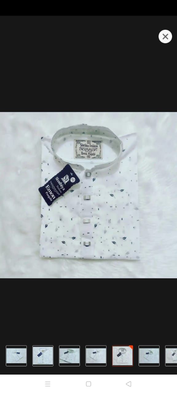 Picture of New pure cotton fabric Panjabi collection for every handsome looking men's
