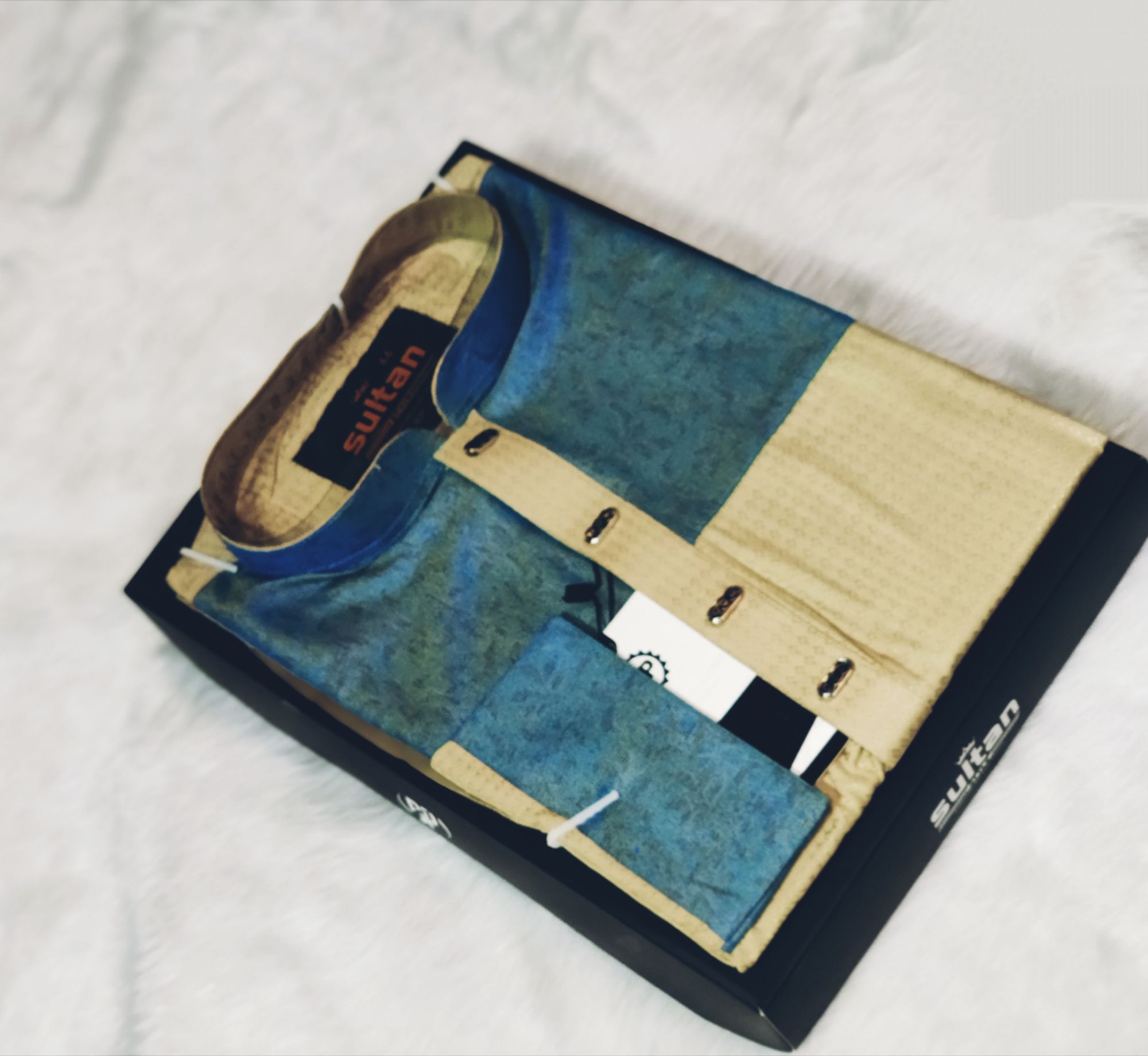 Picture of Mens premium Hand and chest contrast high quality panjabi