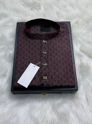 Picture of Satin febric High quality premium colours panjabi for men