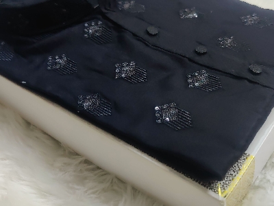 Picture of colouring jolchap secuance work panjabi, high quality premium desing panjabi for men
