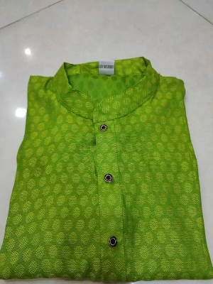 Picture of yellow night special panjabi  holuder Fasionable various colour kids to men panjbi