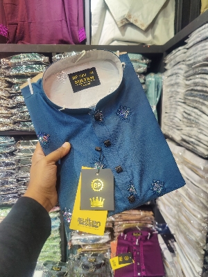 Picture of Eid special whole body secuance Desing work eid special panjabi for mens