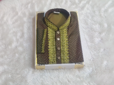 Picture of Mens premium panjabi slim fiting Mens premium quality snap button panjabi